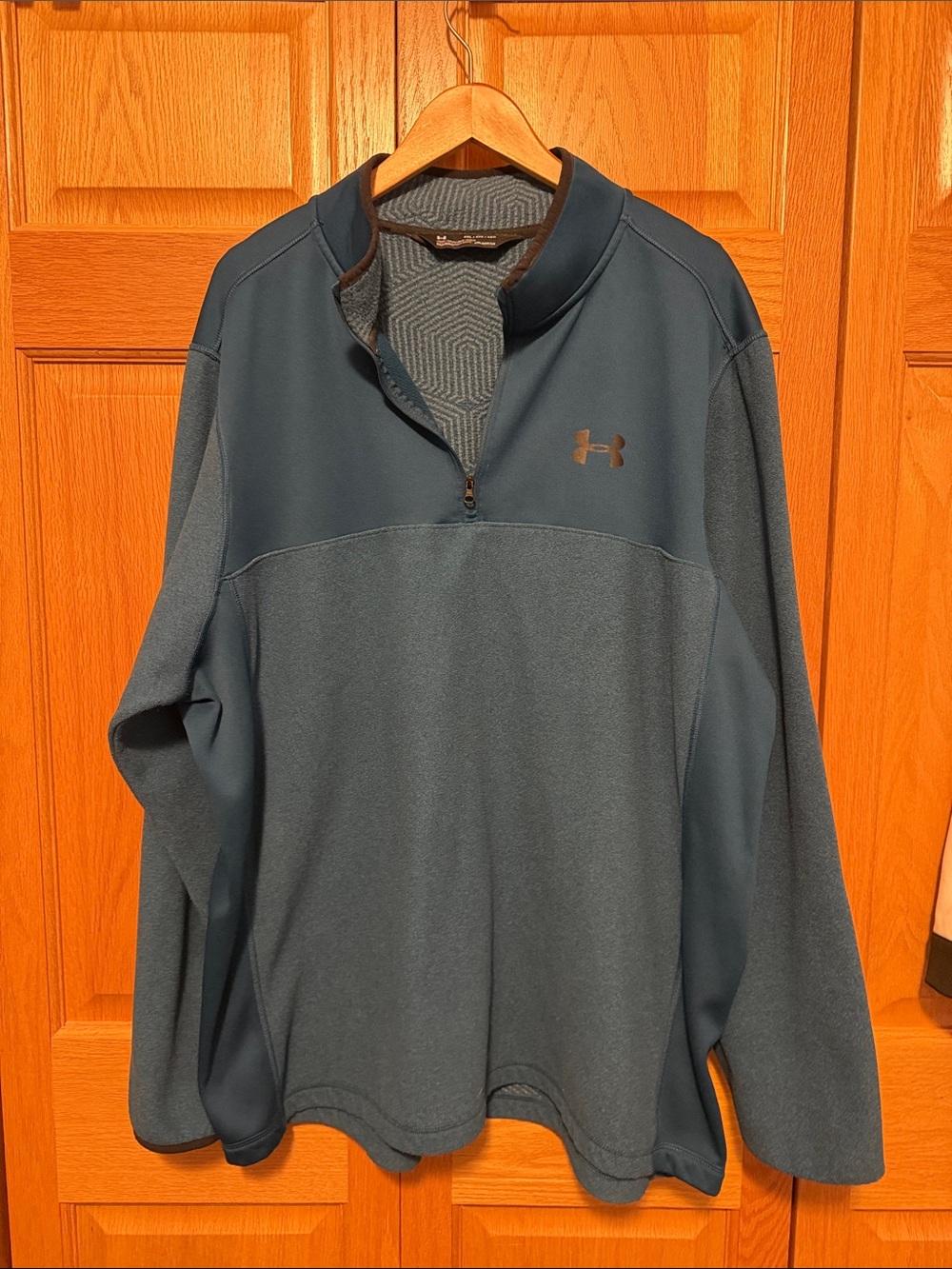 Under Armour Men's Quarter-Zip Performance Pullover - Slate mens 3XL